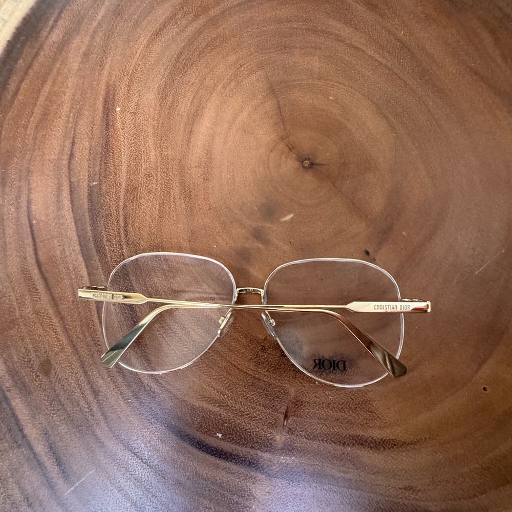 Dior Gold pilot Women's Glasses - Picture 2 of 3